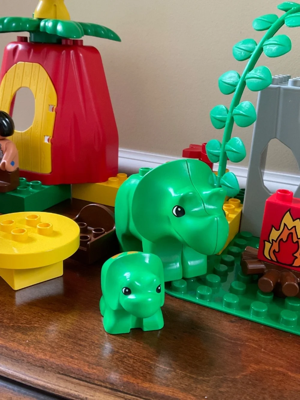 Rare Lego DUPLO #2605 Dinosaur Park complete set Vintage 1997